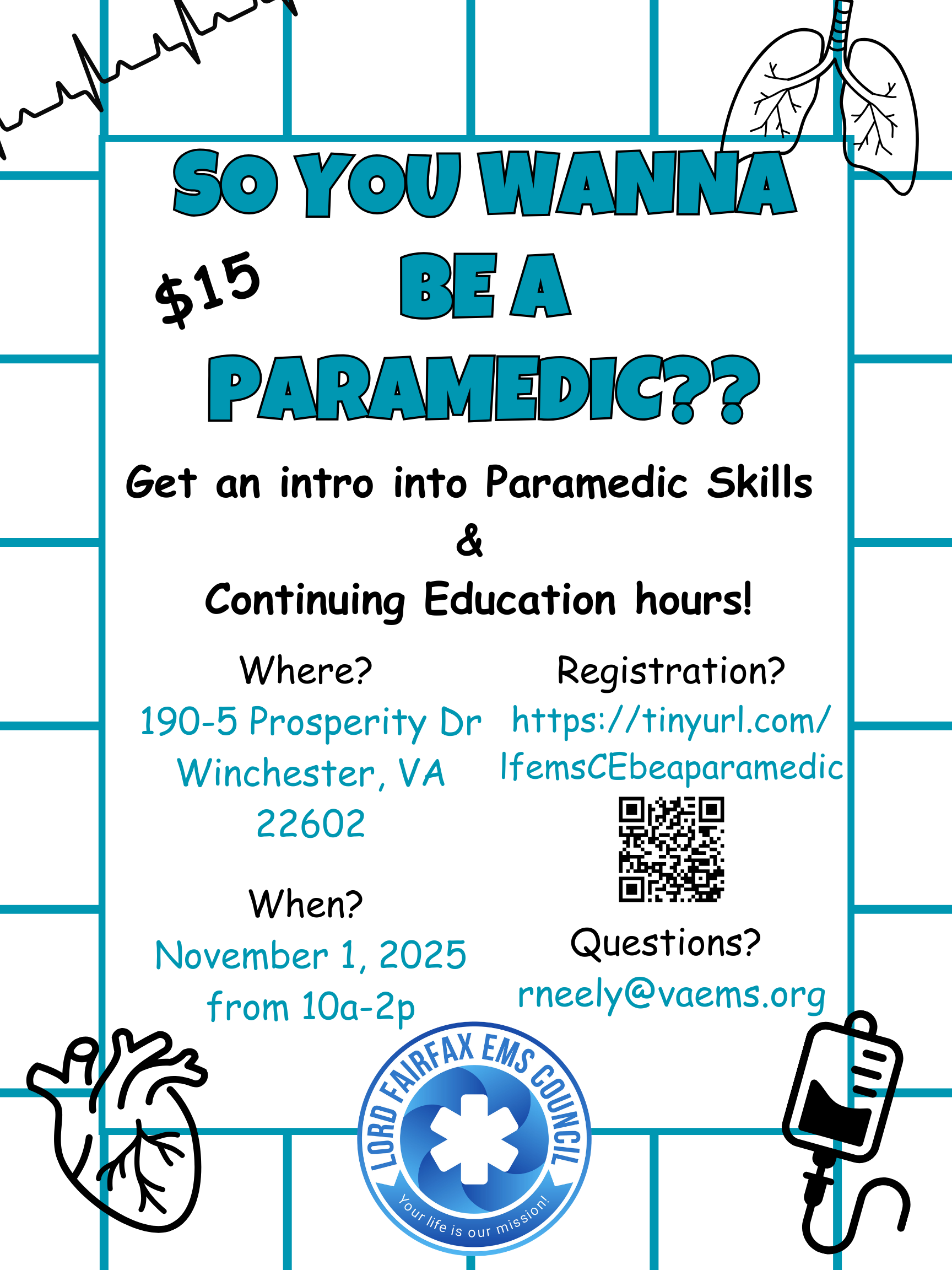 So You Wanna Be a Paramedic CE Announcement